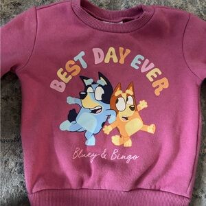 Kids Pink Bluey Sweatshirt